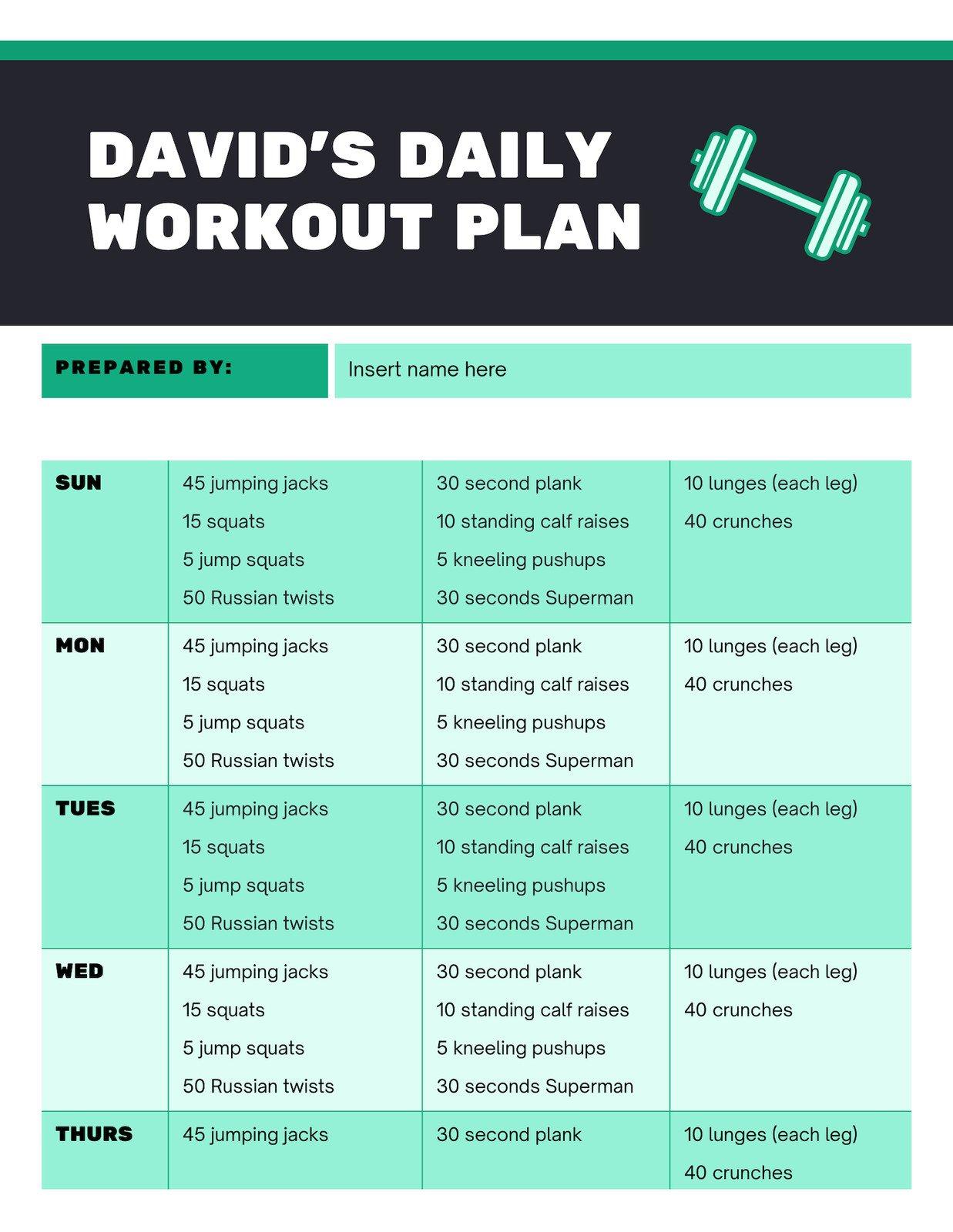 Crafting Your Personalized Workout Plan for Optimal Results